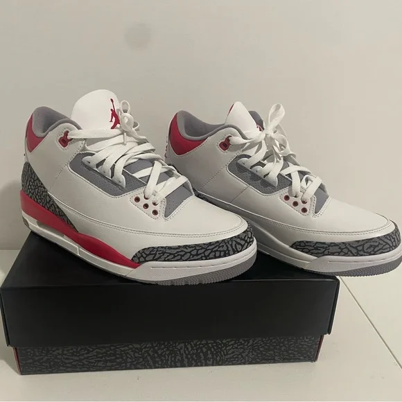 Jordan 3 fire red 2022 size mens 11 Size 11 - Nike Air Jordan 3 Retro Fire Red 2022 Men main image 3